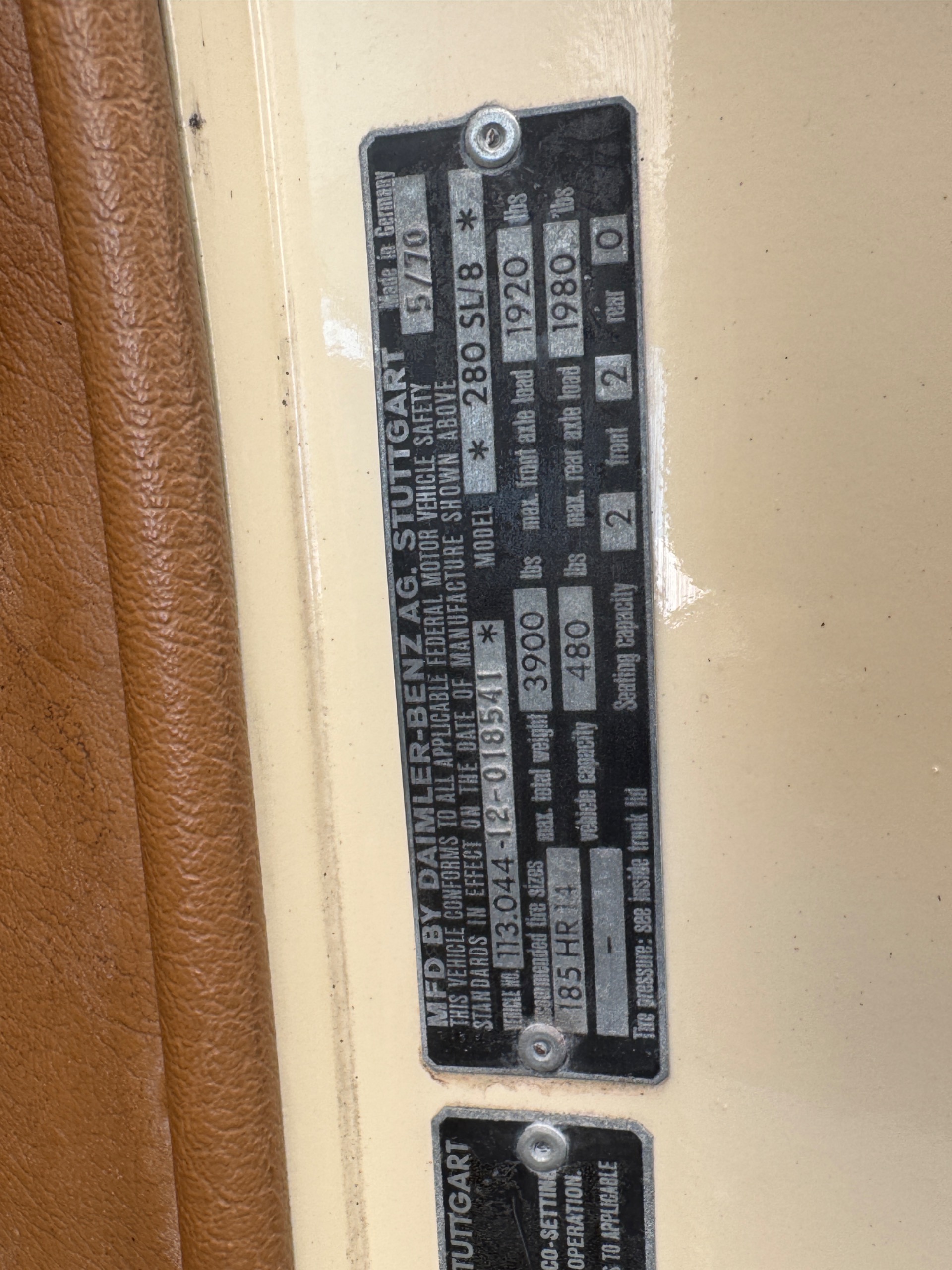 Used 1971 Mercedes Benz 280SL