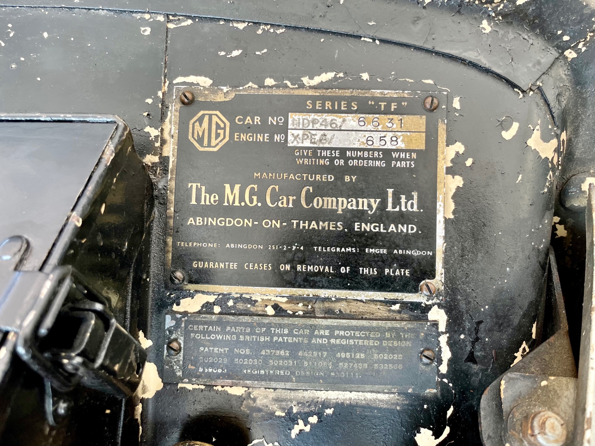 Used 1955 MG TF 1500